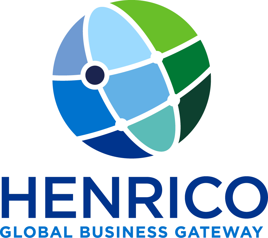 The Henrico Global Business Gateway stacked logo