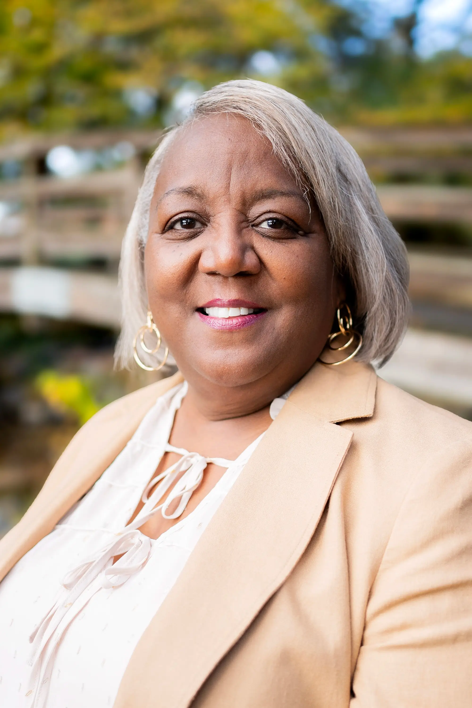 A headshot of Sharon Anderson-Grooms