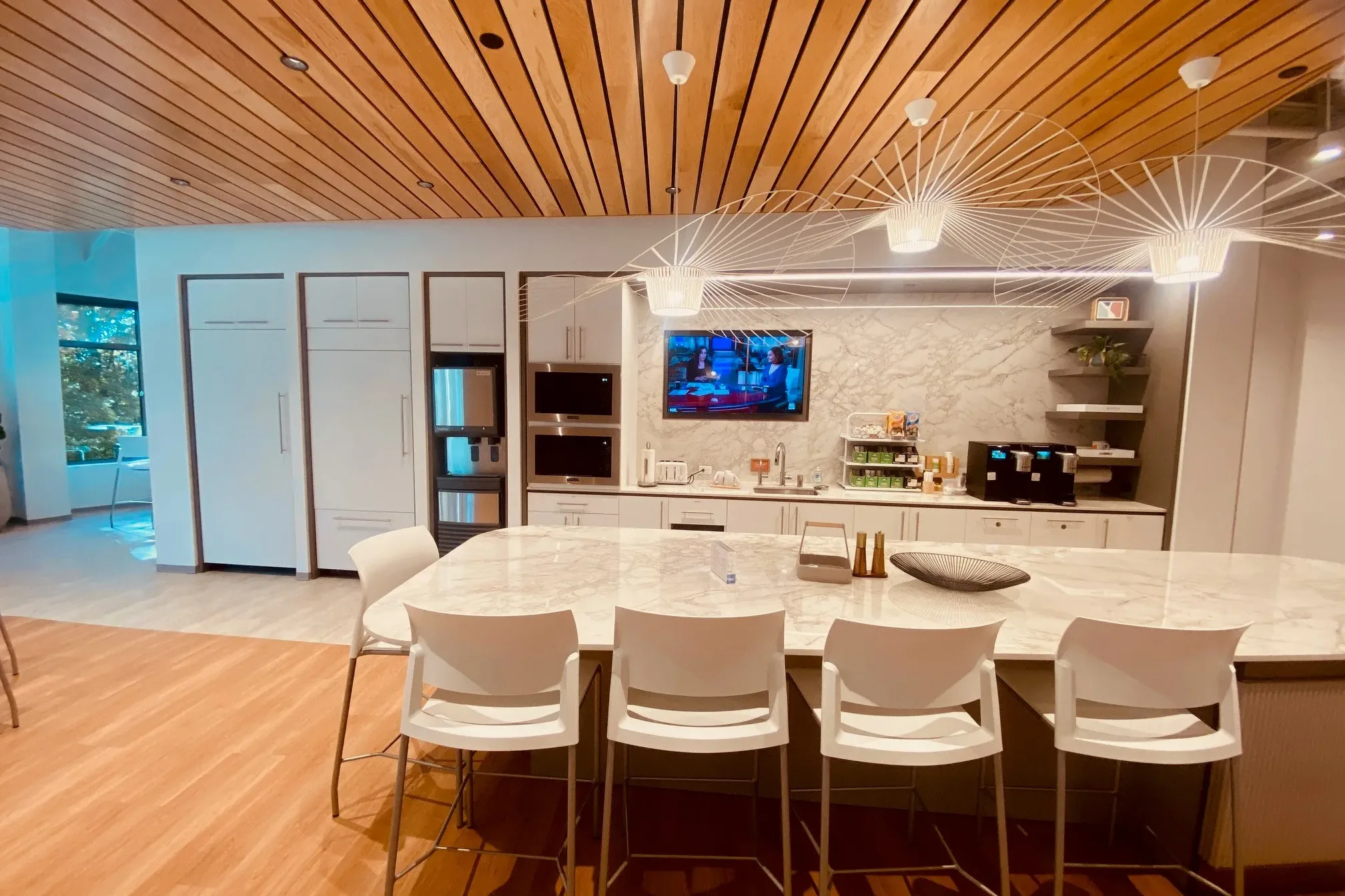 Picture of modern office kitchen area